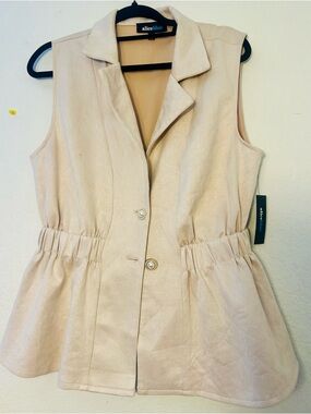 ALICEBLUE PEPLUM VEST